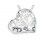 Collier coeur en argent 925