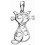 Collier chat en argent 925