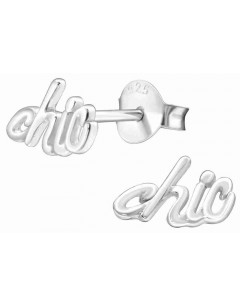 Mon-bijou - H33315 - Boucle d'oreille chic en argent 925/1000