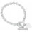 Bracelet coeur en argent 925