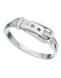 Bague ceinture en argent 925