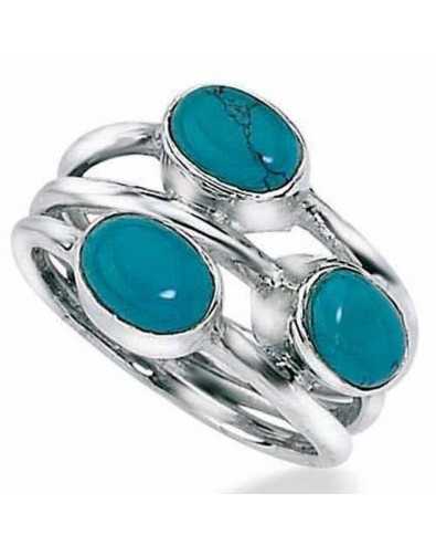 Bague turquoise en argent 925