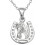 Collier porte bonheur passion équitation en argent 925