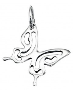 Collier papillon en argent 925/1000