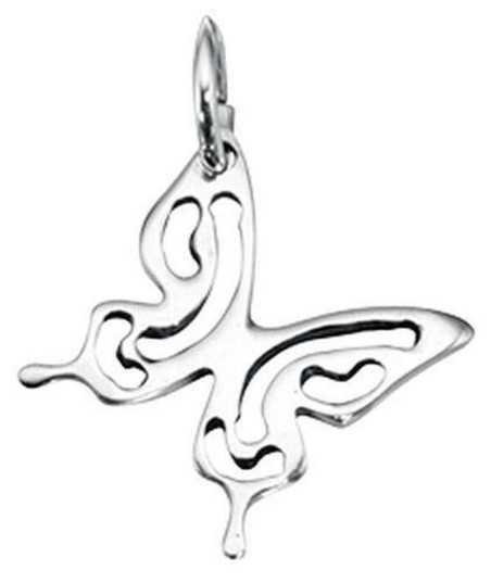 Collier papillon en argent 925/1000