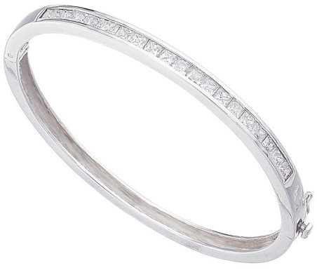 Bracelet chic zirconia en argent 925/1000