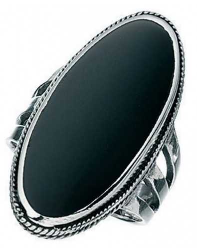 Bague onyx en argent 925