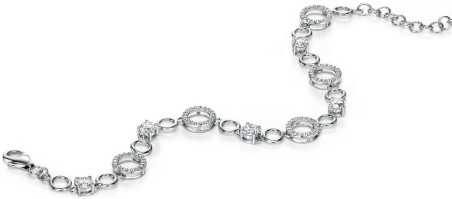 Bracelet chic zirconium en argent 925