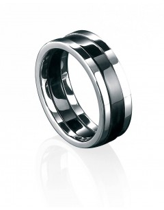 Mon-bijou - D2727 - Bague chic en acier inoxydable