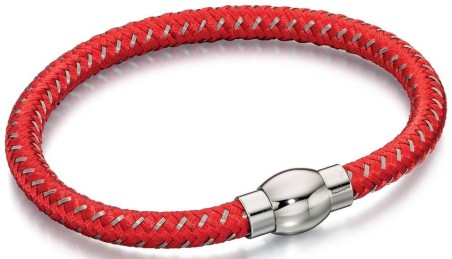 Mon-bijou - D4736 - Bracelets chic en nylon et acier inoxydable