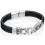 Mon-bijou - D3897 - Bracelets chic cuir en acier oxydées