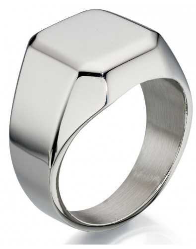 Bague chic en acier inoxydable