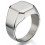 Bague chic en acier inoxydable