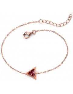 Mon-bijou - D4753 - Bracelet plaqué or rose en argent 925/1000