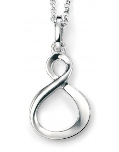 Mon-bijou - D4146 - Collier tendance infini en argent 925/1000