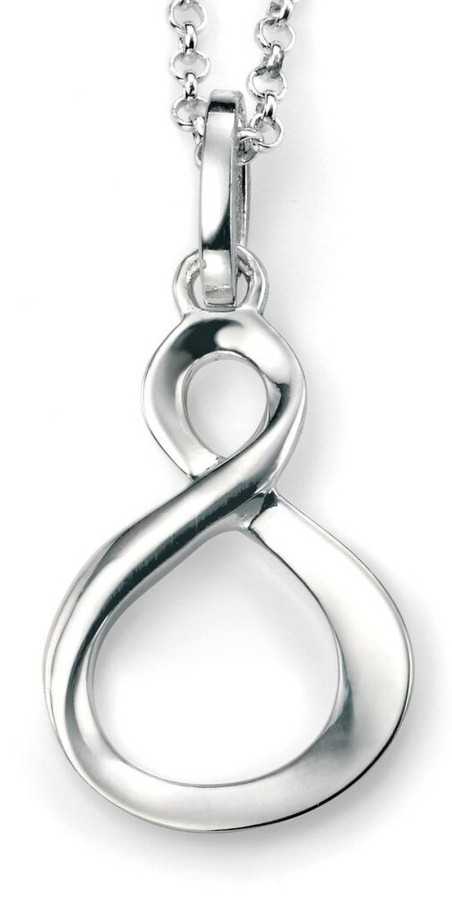 Collier tendance infini en argent 925