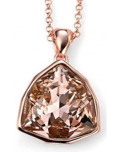 Mon-bijou - D4161 - Collier tendance en cristal de Swarovski et plaqué Or rose en argent 925/1000