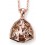 Collier tendance en cristal de Swarovski® et plaqué Or rose en argent 925