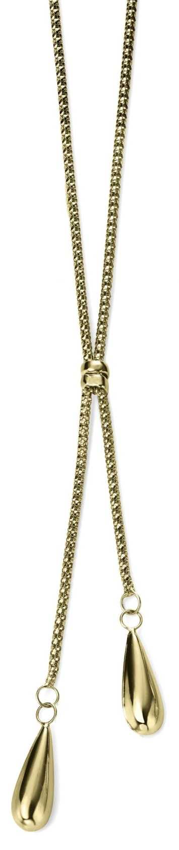 Collier tendance en Or jaune 375