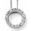 Collier diamant en Or blanc 375