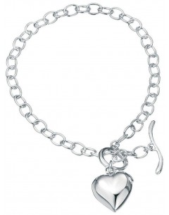 Bracelet coeur en argent 925/1000