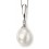 Mon-bijou - D2018 - Collier perle et diamant en Or blanc 375/1000