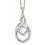 Mon-bijou - D2028 - Collier diamant en Or blanc 375/1000
