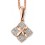 Mon-bijou - D2029 - Collier tendance diamant en Or rose 375/1000