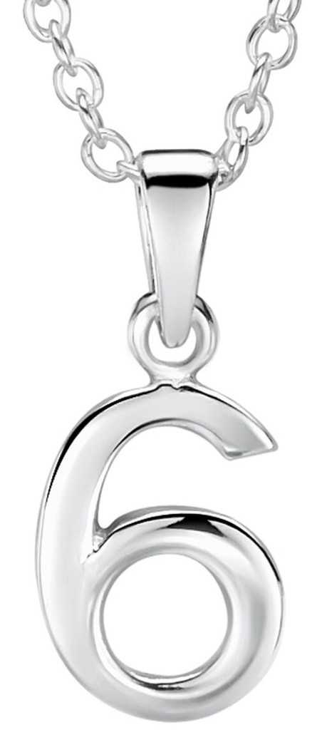 Mon-bijou - DC6 - Collier nombre porte bonheur en argent 925/1000