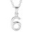 Collier nombre porte bonheur en argent 925