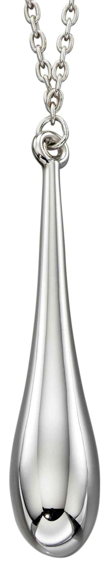 Mon-bijou - D307 - Collier goutte en Or blanc 375/1000
