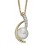 Mon-bijou - D2082c - Collier perle et diamant en Or 375/1000