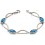 Mon-bijou - D4964 - Bracelet topaze bleue en argent 925/1000