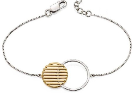 Mon-bijou - D4967 - Bracelet chic plaqué or en argent 925/1000