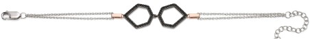 Mon-bijou - D4994 - Bracelet classe plaqué Or en argent 925/1000