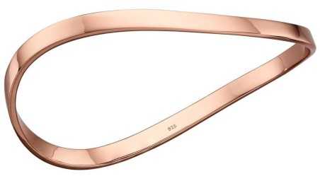 Bracelet tendance plaqué or rose en argent 925