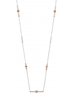 Mon-bijou - D4269 - Collier original plaqué Or rose en argent 925/1000