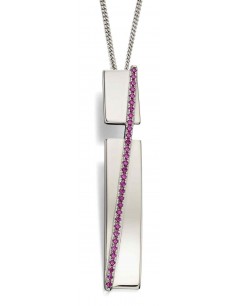 Mon-bijou - D4559 - Collier élégant cristal en argent 925/1000