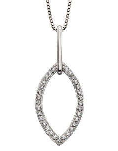 Mon-bijou - D4648 - Collier élégant en argent 925/1000