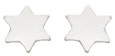 Boucle d'oreille étoile en argent 925