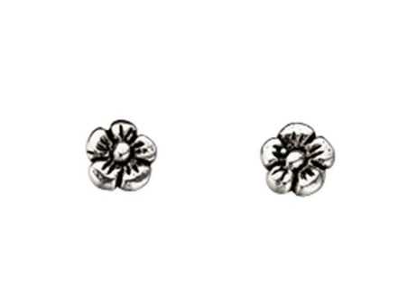 Boucle d'oreille petite fleur en argent 925