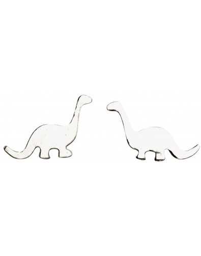 Boucle d'oreille dinosaure en argent 925