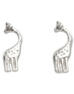 Mon-bijou - D969 - Boucle d'oreille girafe en argent 925/1000