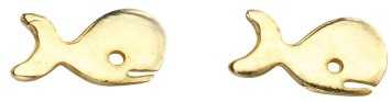 Boucle d'oreille baleine en argent 925