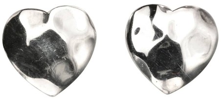 Mon-bijou - D979 - Boucle d'oreille cœur en argent 925/1000