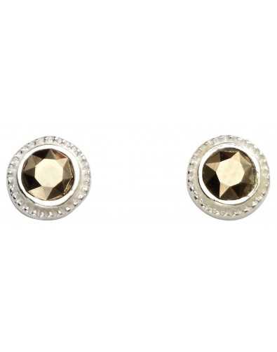 Boucle d'oreille originale en argent 925