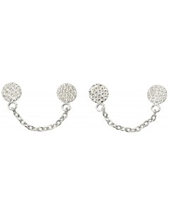 Mon-bijou - D992c - Boucle d'oreille chic en argent 925/1000