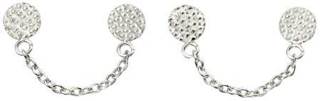 Boucle d'oreille chic en argent 925