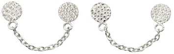 Boucle d'oreille chic en argent 925