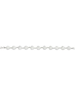 Mon-bijou - D4921 - Bracelet tendance cœur en argent 925/1000